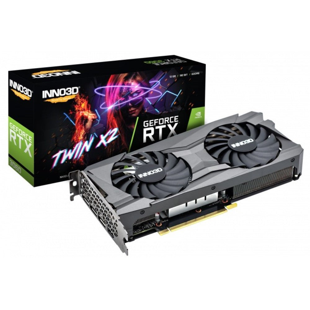 Inno3D Graphic Card RTX 3060 12GB Twin X2 192-Bit Inno3D Graphic Card RTX 3060 12GB Twin X2 192-Bit